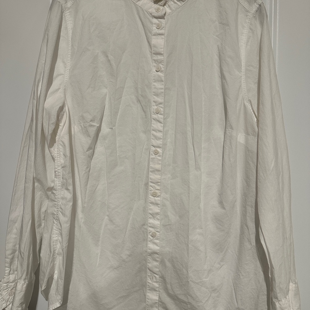 H&M White Button-Down Shirt